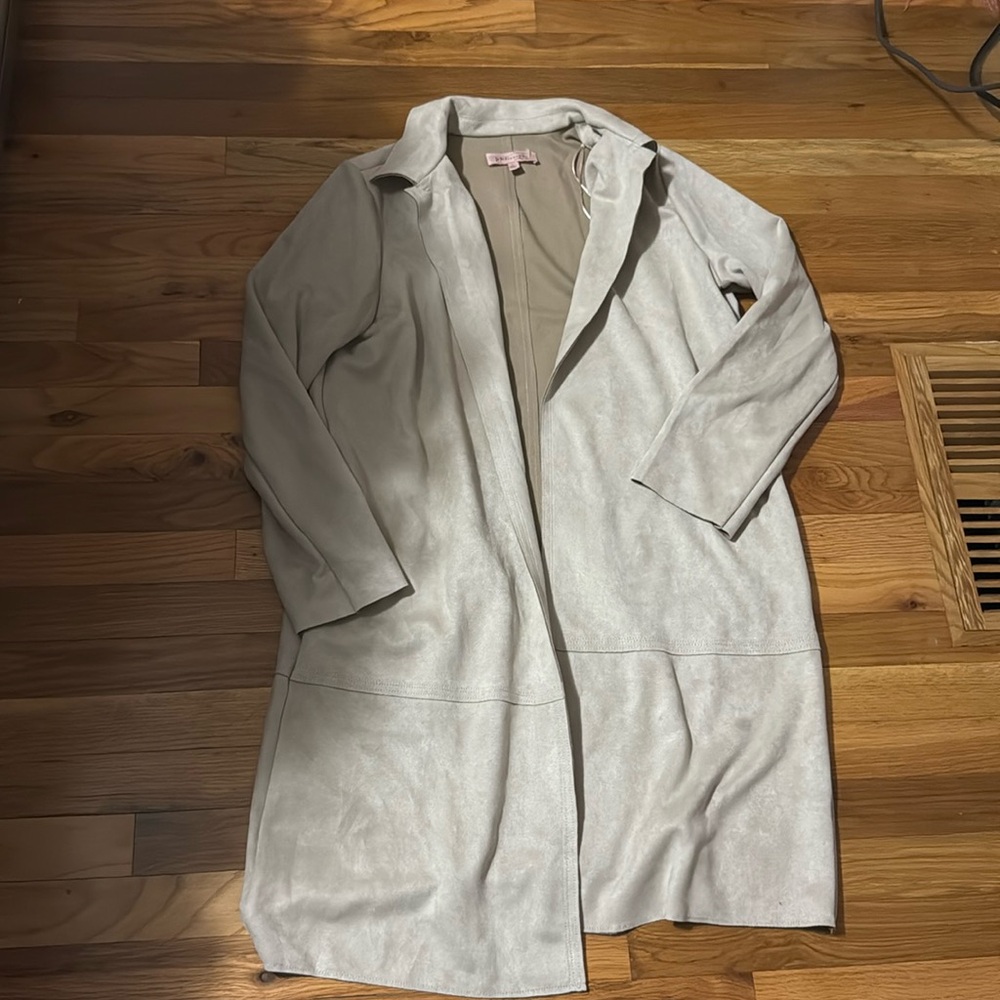 Beige velvet jacket